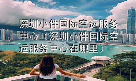深圳小件国际空运服务中心(深圳小件国际空运服务中心在哪里)