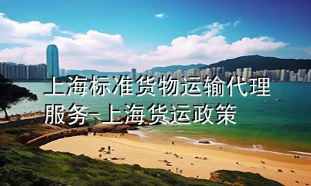 上海标准货物运输代理服务-上海货运政策
