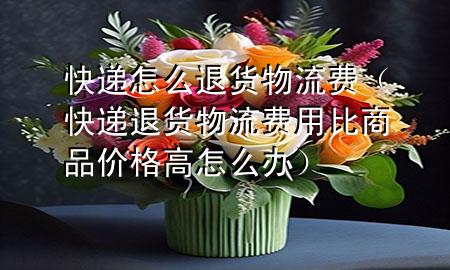 快递怎么退货物流费(快递退货物流费用比商品价格高怎么办)