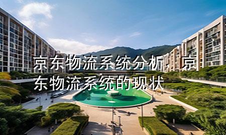 京东物流系统分析，京东物流系统的现状