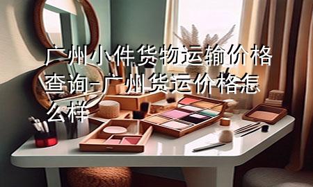 广州小件货物运输价格查询-广州货运价格怎么样