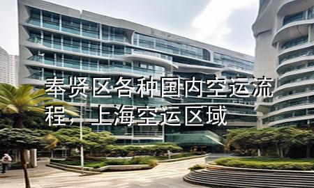 奉贤区各种国内空运流程，上海空运区域