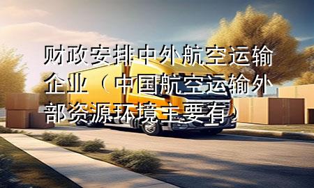 财政安排中外航空运输企业（中国航空运输外部资源环境主要有）