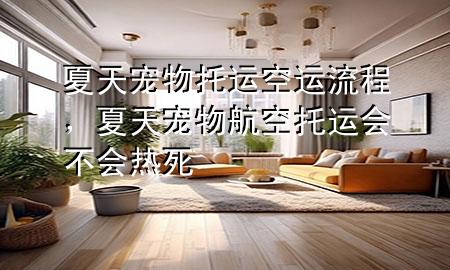 夏天宠物托运空运流程,夏天宠物航空托运会不会热死