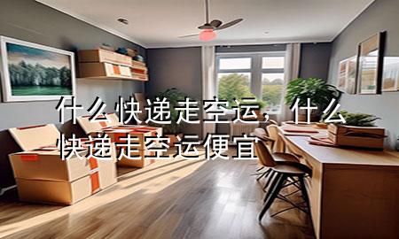 什么快递走空运,什么快递走空运便宜