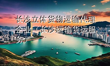 长沙立体货物运输代理企业(长沙运输货运服务)