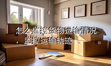 怎么监控货物运输情况，监控运输轨迹