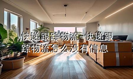 快递跟踪物流-快递跟踪物流怎么没有信息