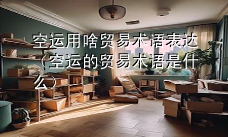 空运用啥贸易术语表达(空运的贸易术语是什么)