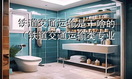 铁道交通运输是干啥的(铁道交通运输类专业)