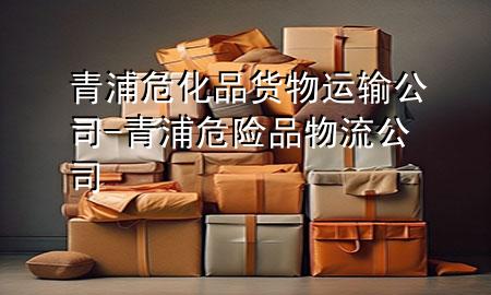 青浦危化品货物运输公司-青浦危险品物流公司