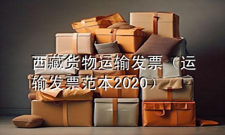 西藏货物运输发票(运输发票范本2020)