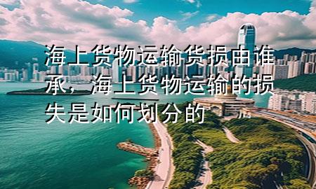 海上货物运输货损由谁承,海上货物运输的损失是如何划分的