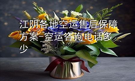江阴各地空运售后保障方案-空运咨询电话多少