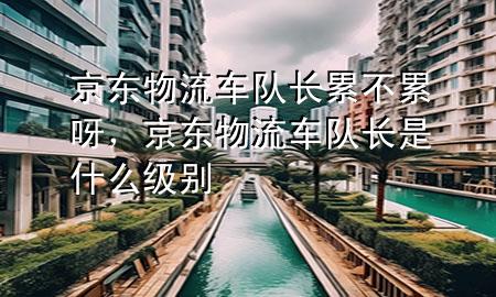 京东物流车队长累不累呀,京东物流车队长是什么级别