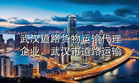 武汉道路货物运输代理企业,武汉市道路运输