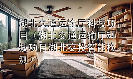 湖北交通运输厅科技项目（湖北交通运输厅科技项目湖北交投智能检测）