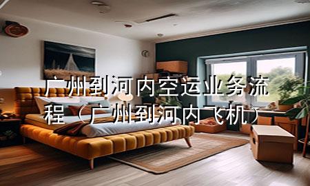 广州到河内空运业务流程(广州到河内飞机)