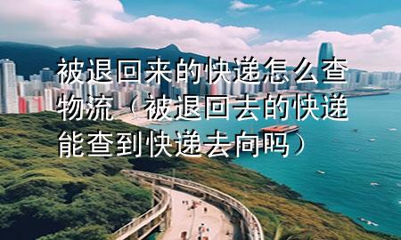 被退回来的快递怎么查物流(被退回去的快递能查到快递去向吗)