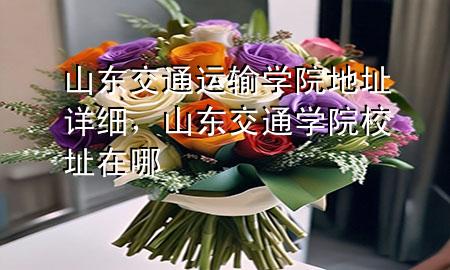 山东交通运输学院地址详细,山东交通学院校址在哪