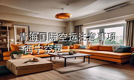 青海国际空运注意事项-西宁空运