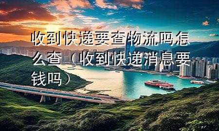 收到快递要查物流吗怎么查(收到快递消息要钱吗)