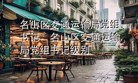 名山区交通运输局党组书记,名山区交通运输局党组书记级别