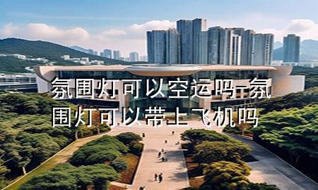 氛围灯可以空运吗-氛围灯可以带上飞机吗