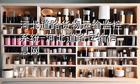 河北道路货物运输监控系统-河北道路运输信息网