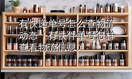 有快递单号怎么查物流动态(有快件单号怎样查看物流信息)