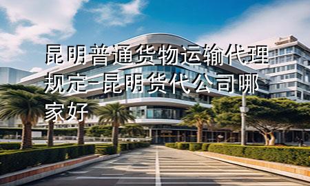 昆明普通货物运输代理规定-昆明货代公司哪家好