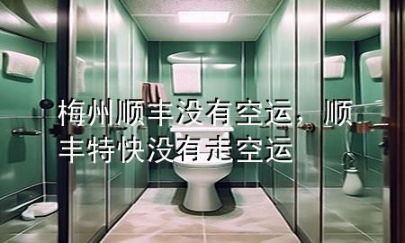 梅州顺丰没有空运，顺丰特快没有走空运