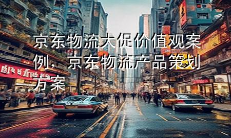 京东物流大促价值观案例,京东物流产品策划方案