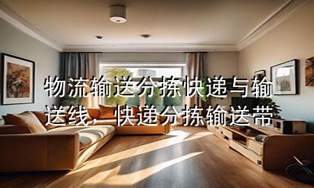 物流输送分拣快递与输送线,快递分拣输送带