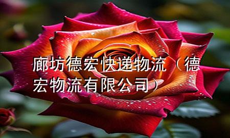 廊坊德宏快递物流(德宏物流有限公司)