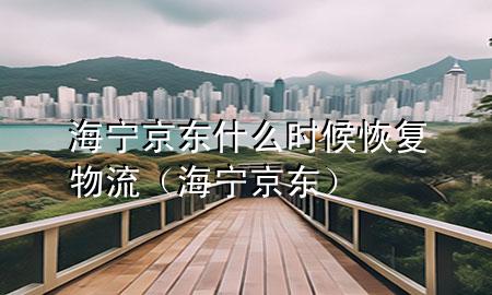 海宁京东什么时候恢复物流(海宁 京东)