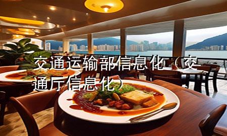 交通运输部 信息化(交通厅信息化)