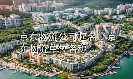 京东物流公司起名(京东物流单位名称)