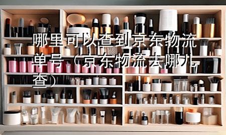 哪里可以查到京东物流单号(京东物流去哪儿查)