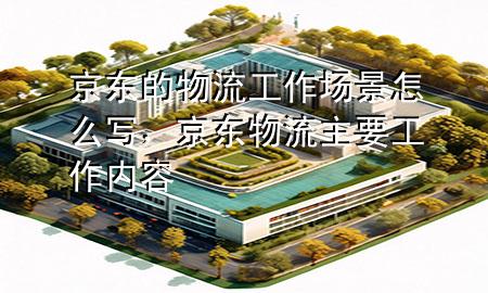京东的物流工作场景怎么写,京东物流主要工作内容