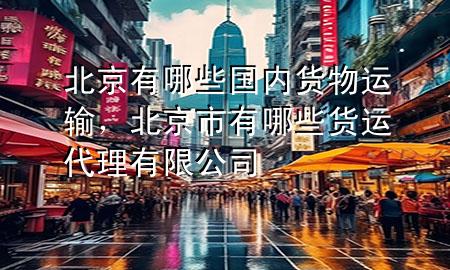 北京有哪些国内货物运输,北京市有哪些货运代理有限公司