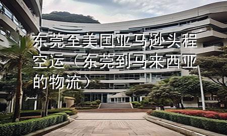 东莞至美国亚马逊头程空运(东莞到马来西亚的物流)
