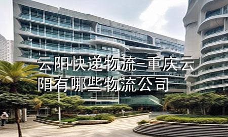 云阳快递物流-重庆云阳有哪些物流公司