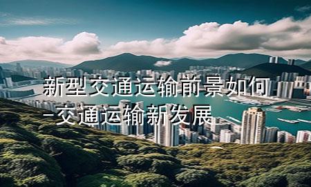 新型交通运输前景如何-交通运输新发展