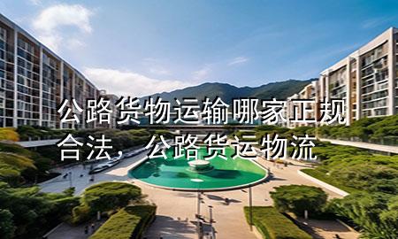 公路货物运输哪家正规合法,公路货运物流