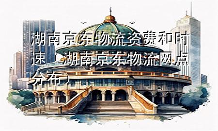 湖南京东物流资费和时速(湖南京东物流网点分布)