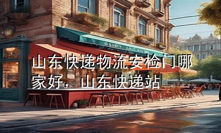 山东快递物流安检门哪家好,山东快递站