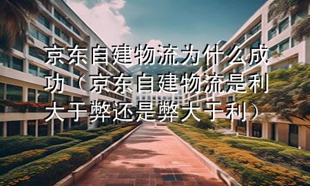 京东自建物流为什么成功(京东自建物流是利大于弊还是弊大于利)
