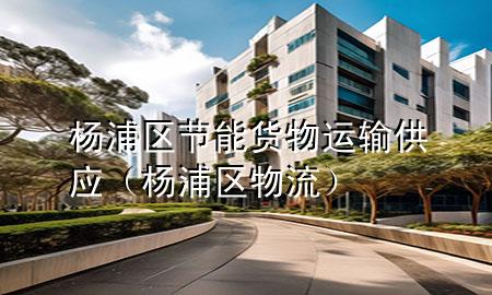 杨浦区节能货物运输供应(杨浦区物流)