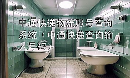 中通快递物流账号查询系统(中通快递查询输入号码)
